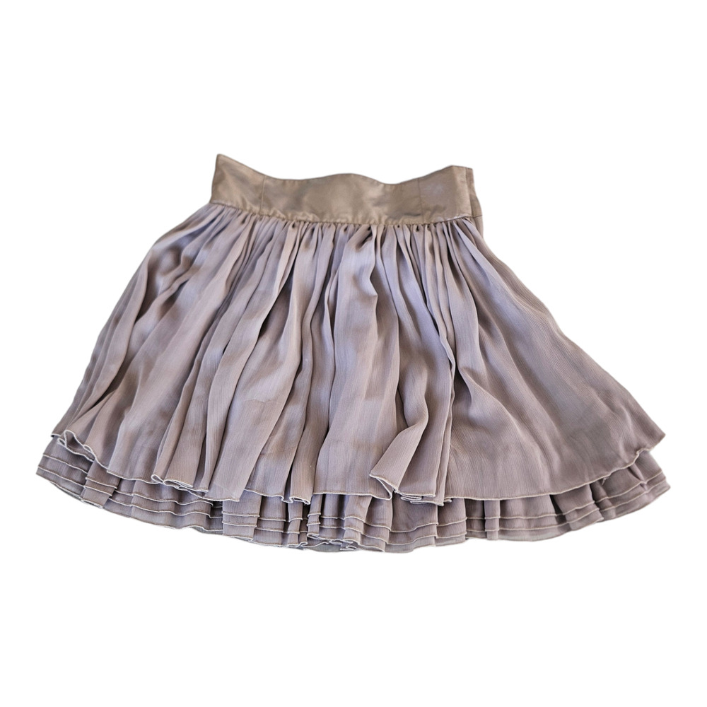 Divided Size 6 Gray Mini Skirt